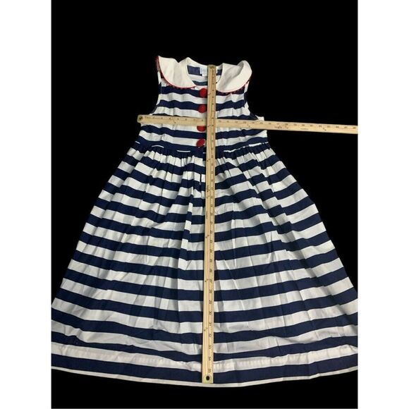 Beautiful JG Hook Girls Dress Vintage 1990 Special Occasion Red, blue and white - Picture 10 of 11